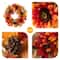 Glitzhome® 24" Fall Sunflower, Pinecone and Berry Wreath